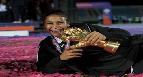 حبيبة صبري في القائمة النهائية لأفضل لاعبة صاعدة في أفريقيا